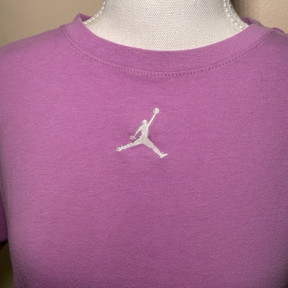 Jordan Purple Logo Baby Tee - Picture 3 of 5